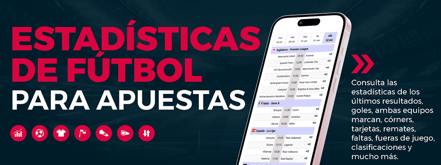 estadísticas de fútbol para apuestas