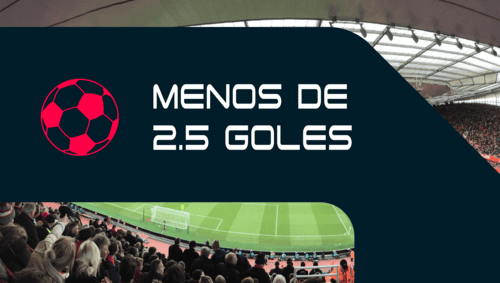 Pronóstico de menos de 2,5 goles en el partido