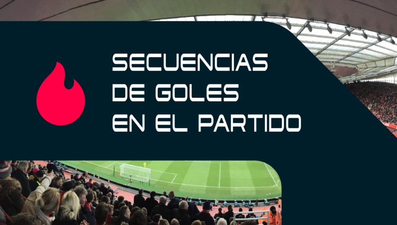 Secuencias de goles en el partido