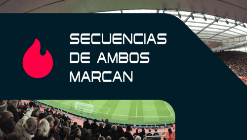 Secuencias de partidos donde ambos equipos marcan