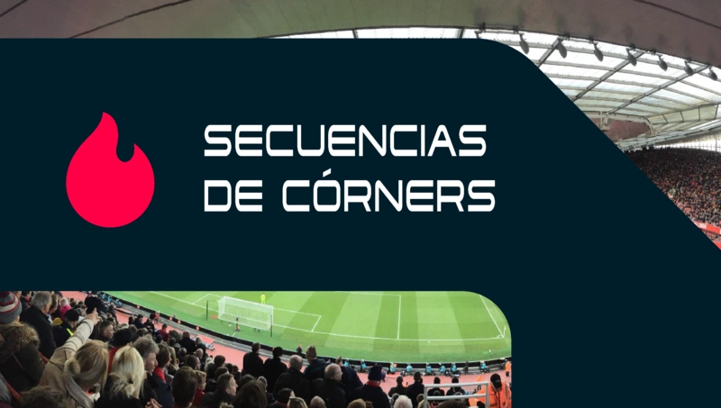 Secuencias de córners en el partido