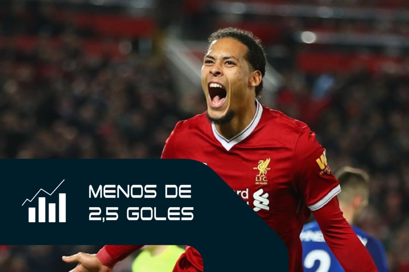 menos de 2,5 goles